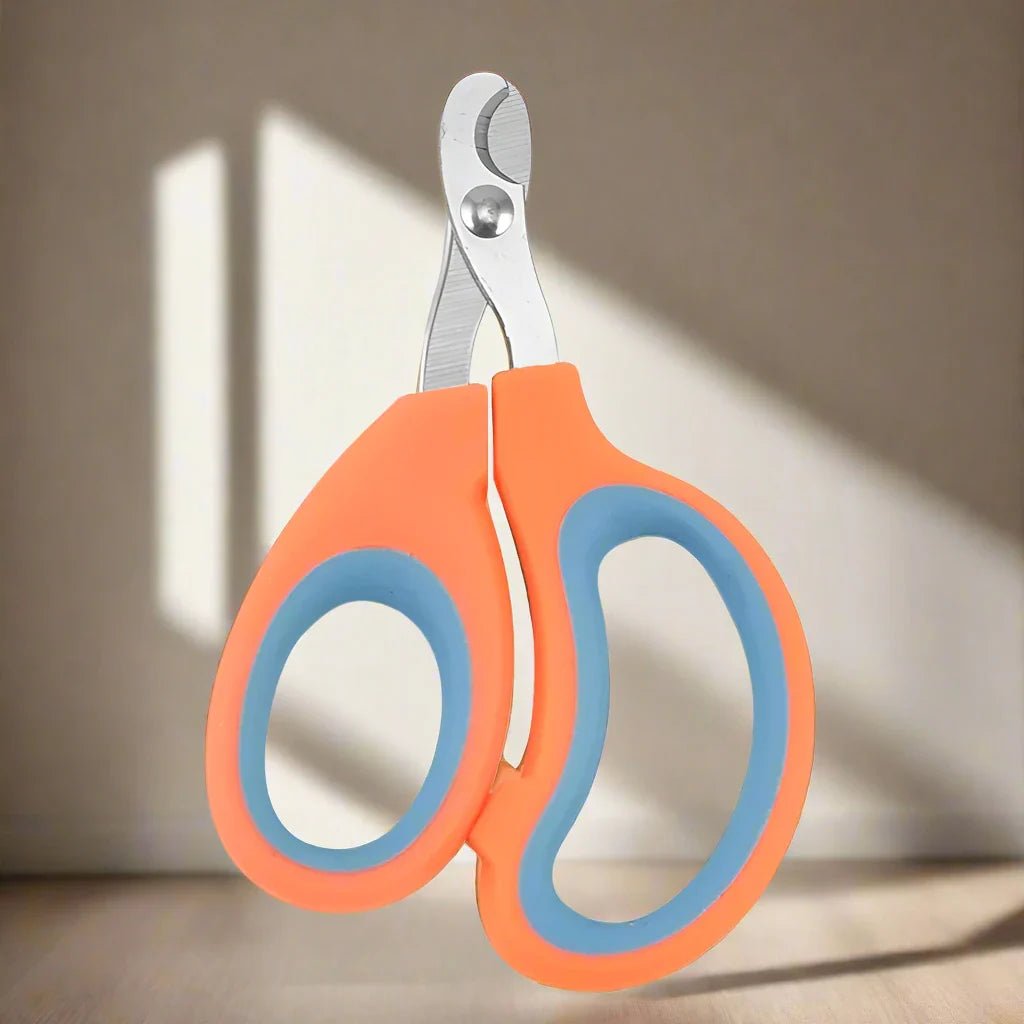 Coupe - Ongles - PetCatNailScissor™ - Orange Bleu - Griffes & Solutions
