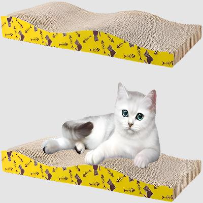 Grattoir pour chat - PurrfectScratcher™ - Dune Jaune - Griffes & Solutions