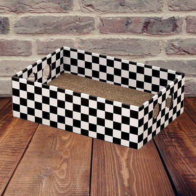 Lit en Carton - CatBasket™ - Noir&blanc - Griffes & Solutions
