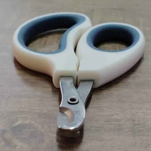 Coupe - Ongles - PetCatNailScissor™ - Blanc Bleu Encre - Griffes & Solutions