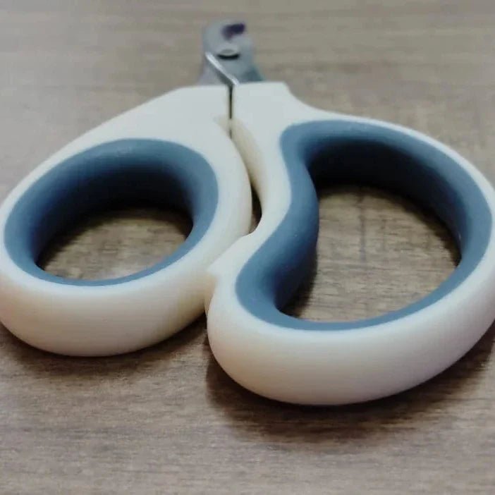 Coupe - Ongles - PetCatNailScissor™ - Blanc Bleu Encre - Griffes & Solutions