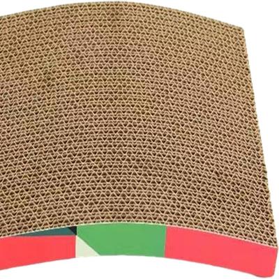 Grattoir pour chat - PurrfectScratcher™ - Ondulé Rose - Griffes & Solutions